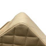 シャネル CHANEL マトラッセ25 A01112 21番台 ベージュ ゴールド金具 キャビアスキン レディース ショルダーバッグ