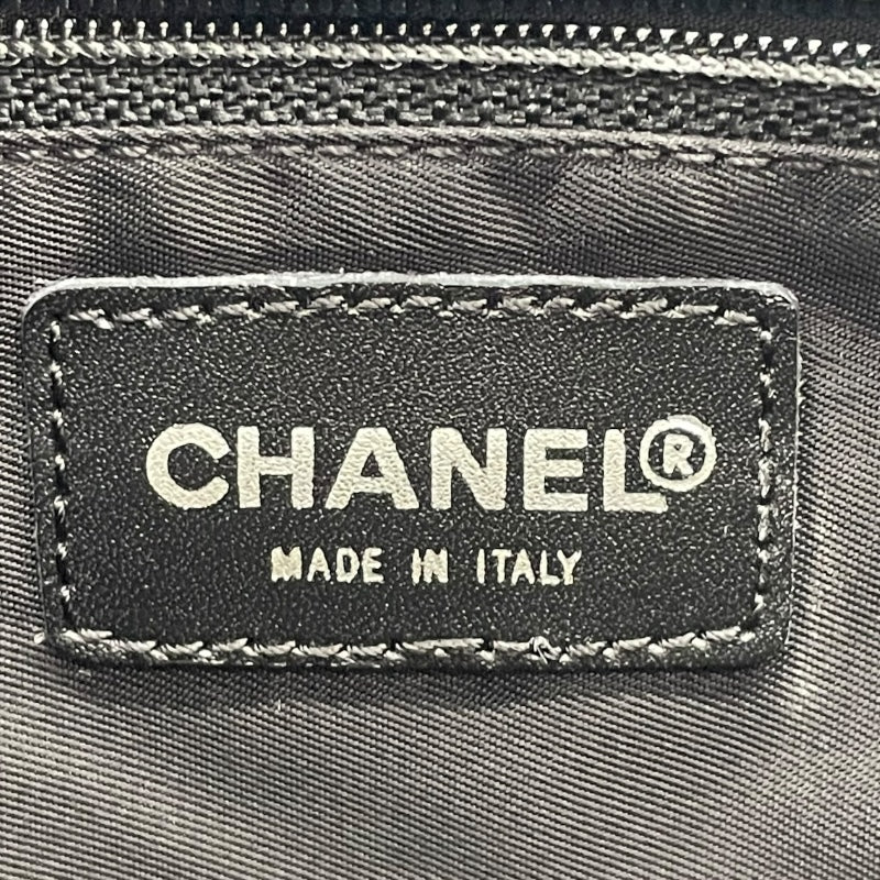 シャネル CHANEL ニュートラベルLライン バックパック A15958 7番台 ブラック ナイロンジャガード レディース リュック・デイパック