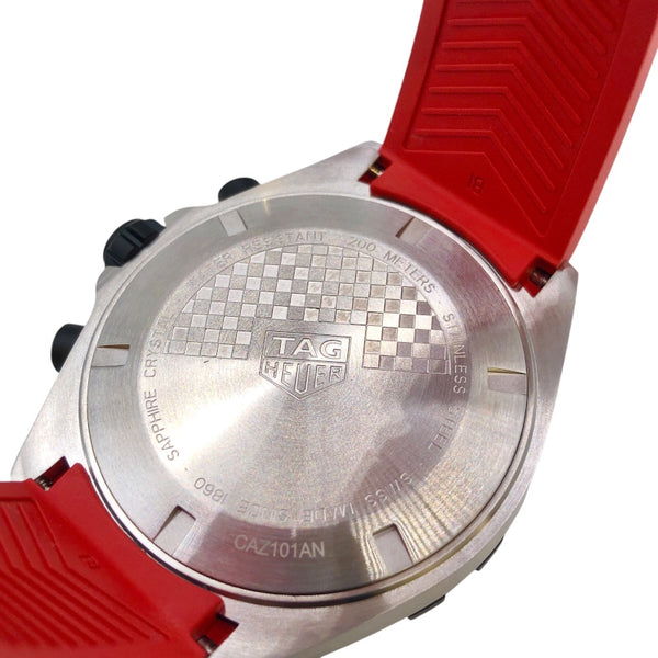 タグ・ホイヤー TAG HEUER フォーミュラ1 クロノグラフ CAZ101AN.FT805 レッド ステンレススチール ステンレススチール クオーツ メンズ 腕時計