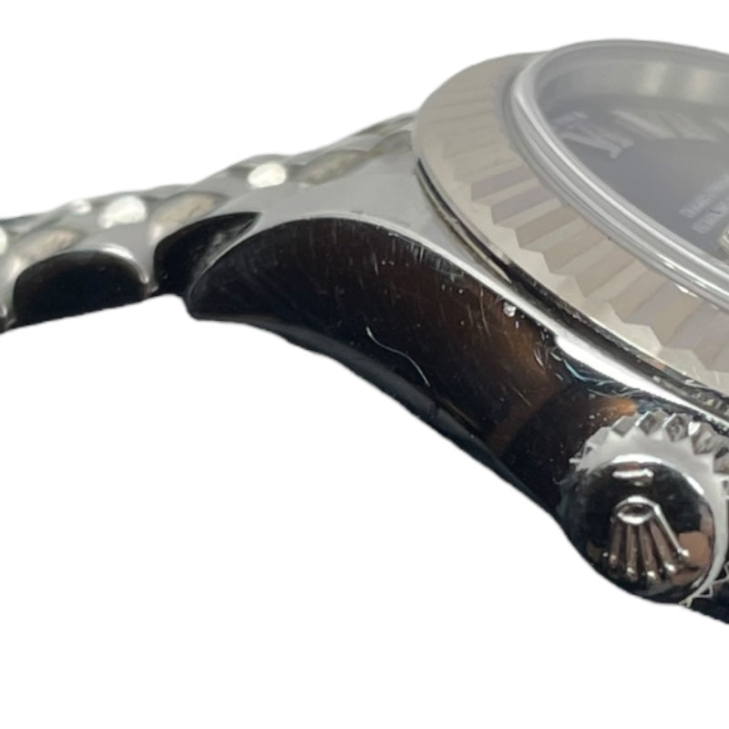 ロレックス ROLEX デイトジャスト28 ランダムシリアル 279174 グレー K18WG/SS 自動巻き レディース 腕時計