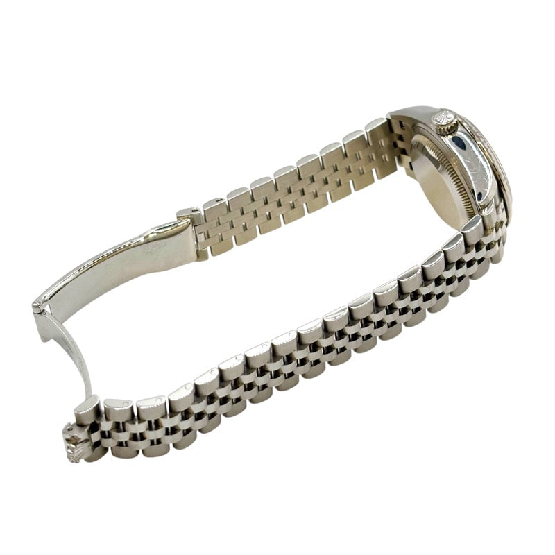 ロレックス ROLEX デイトジャスト28 ランダムシリアル 279174 グレー K18WG/SS 自動巻き レディース 腕時計