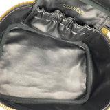 シャネル CHANEL 横型バニティ A01997 4番台 ブラック キャビアスキン レディース ハンドバッグ