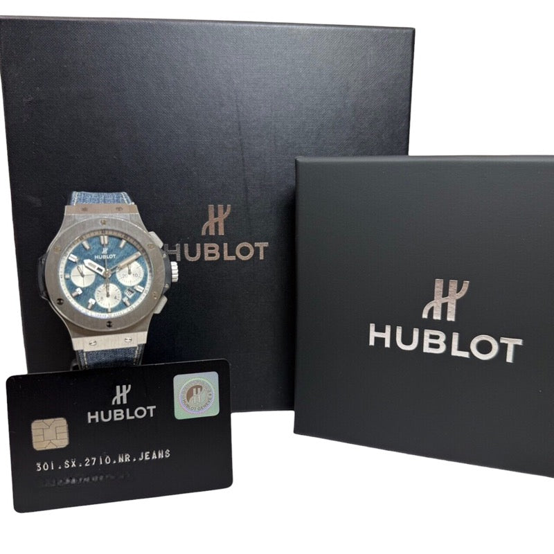 ウブロ HUBLOT ビッグバン ジーンズ 301.SX.2710.NR.JEANS ステンレススチール メンズ 腕時計