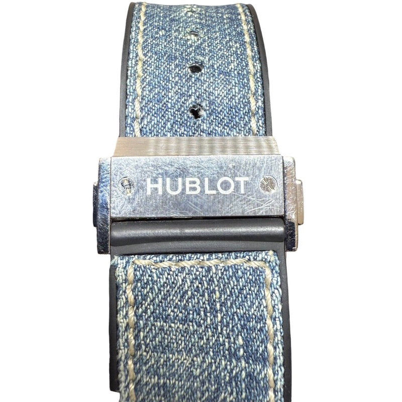 ウブロ HUBLOT ビッグバン ジーンズ 301.SX.2710.NR.JEANS ジーンズ SS/ラバーベルト 自動巻き メンズ 腕時計
