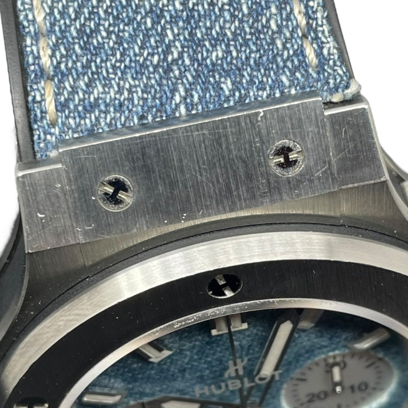 ウブロ HUBLOT ビッグバン ジーンズ 301.SX.2710.NR.JEANS ジーンズ SS/ラバーベルト 自動巻き メンズ 腕時計
