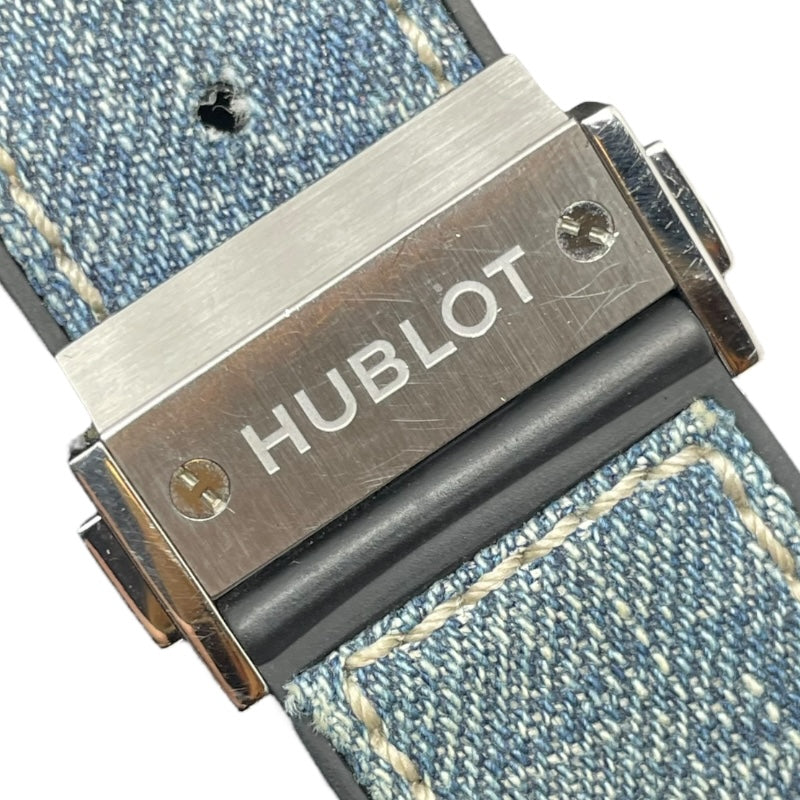 ウブロ HUBLOT ビッグバン ジーンズ 301.SX.2710.NR.JEANS ジーンズ SS/ラバーベルト 自動巻き メンズ 腕時計