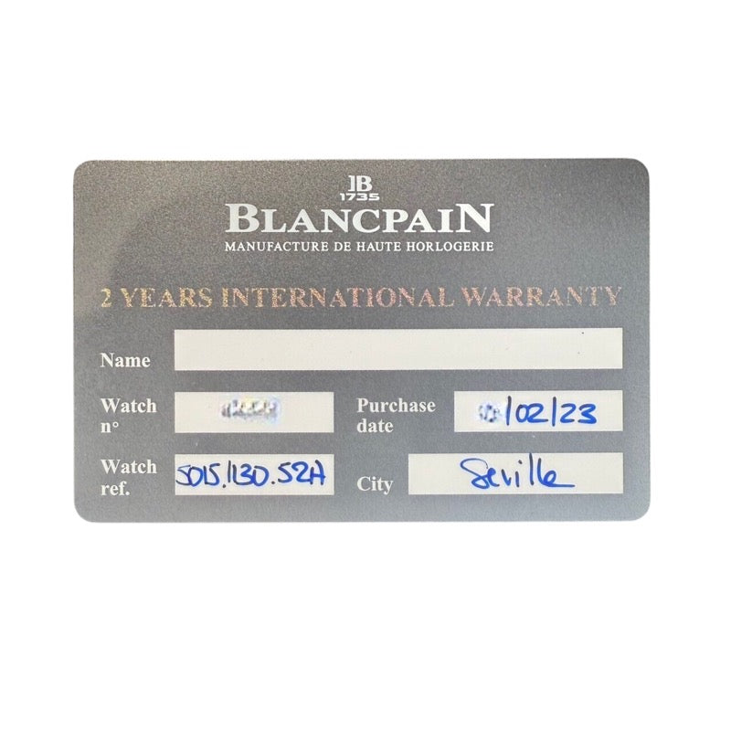 ブランパン BLANCPAIN フィフティファゾムス 5015-1130-52A
