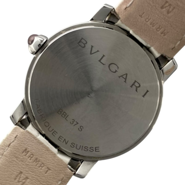ブルガリ BVLGARI ブルガリブルガリ ブルーシェル BBL37FDSL フラワー SS/革ベルト 自動巻き レディース 腕時計