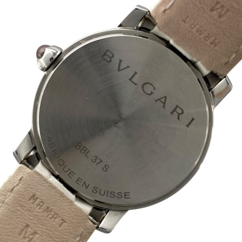 ブルガリ BVLGARI ブルガリブルガリ ブルーシェル BBL37FDSL フラワー SS/革ベルト 自動巻き レディース 腕時計