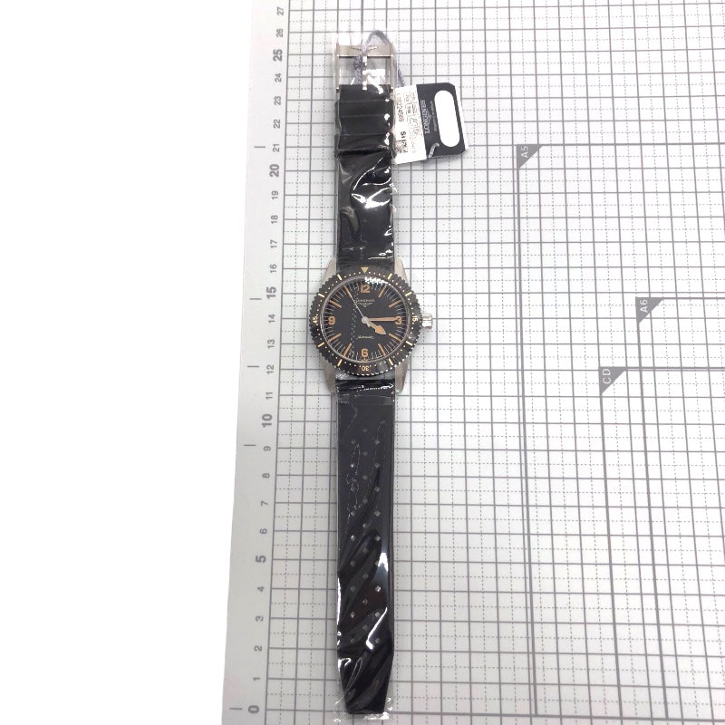 ロンジン LONGINES ヘリテージ スキンダイバー L2.822.4.56.9 ブラック×シルバー ステンレス メンズ 腕時計