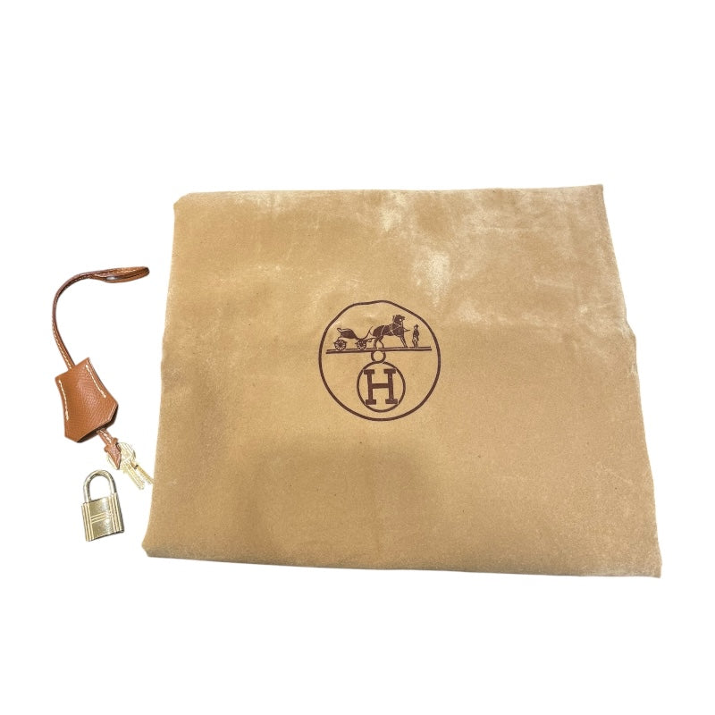エルメス HERMES オータクロア32 □E刻　 ゴールド ゴールド金具 クシュベル ユニセックス ハンドバッグ