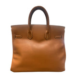 エルメス HERMES オータクロア32 □E刻　 ゴールド ゴールド金具 クシュベル ユニセックス ハンドバッグ