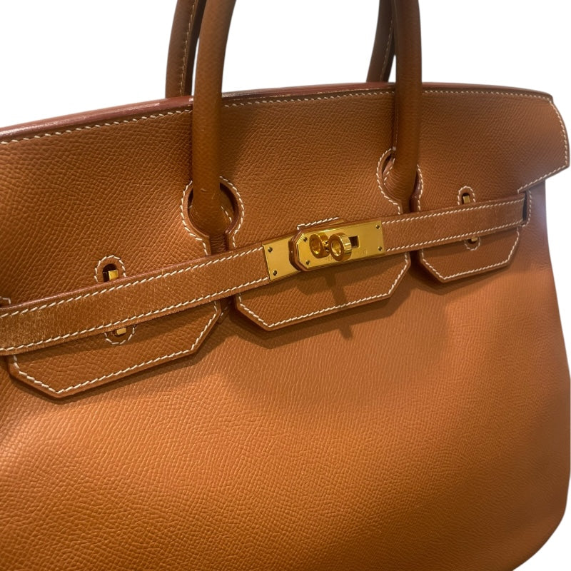 エルメス HERMES オータクロア32 □E刻　 ゴールド ゴールド金具 クシュベル ユニセックス ハンドバッグ