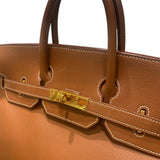 エルメス HERMES オータクロア32 □E刻　 ゴールド ゴールド金具 クシュベル ユニセックス ハンドバッグ