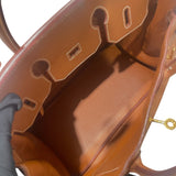 エルメス HERMES オータクロア32 □E刻　 ゴールド ゴールド金具 クシュベル ユニセックス ハンドバッグ
