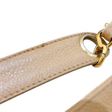シャネル CHANEL トリプルココショルダーバッグ ベージュ　ゴールド金具 キャビア レディース ショルダーバッグ