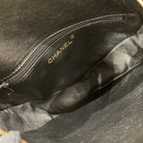 シャネル CHANEL マトラッセ　スクエアショルダーバッグ ブラック ゴールド金具 スウェード レディース ショルダーバッグ