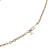 シャネル CHANEL トリプルココマークネックレス ピンク/ゴールド フェイクパール レディース ネックレス