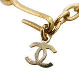 シャネル CHANEL トリプルココマークネックレス ピンク/ゴールド フェイクパール レディース ネックレス
