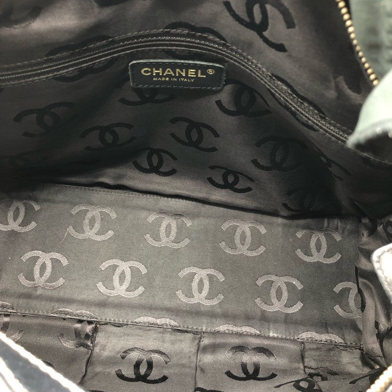 シャネル CHANEL ワイルドステッチ ハンドバッグ ブラック×GD金具 レザー レディース ハンドバッグ