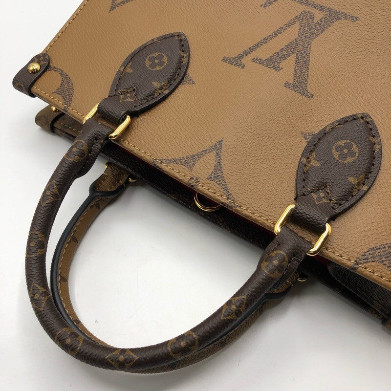 ルイ・ヴィトン LOUIS VUITTON オンザゴーPM M46373 モノグラム　ジャイアント・リバース レディース ハンドバッグ