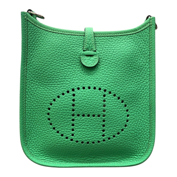 エルメス HERMES エヴリンTPM　アマゾン W刻印 ヴェールコミック/SV金具 トリヨン ユニセックス ショルダーバッグ