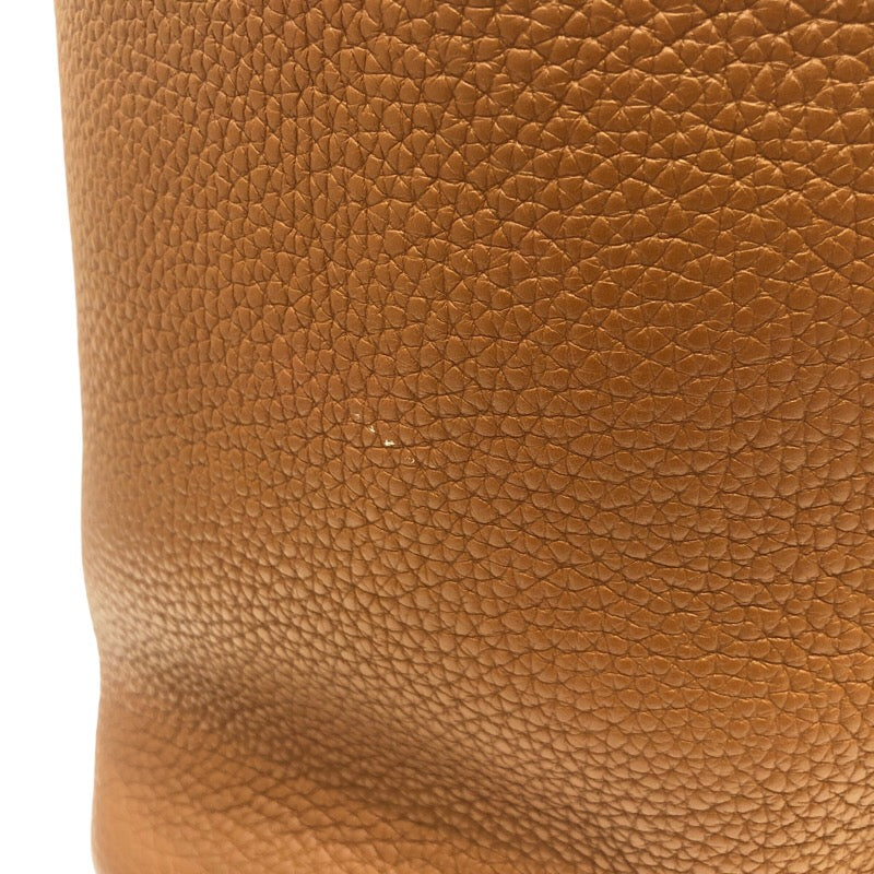 エルメス HERMES ピコタンロックMM ブラウン SV金具 トリヨン エルメス HERMES ピコタンロックMM ブラウン SV金具 トリヨン