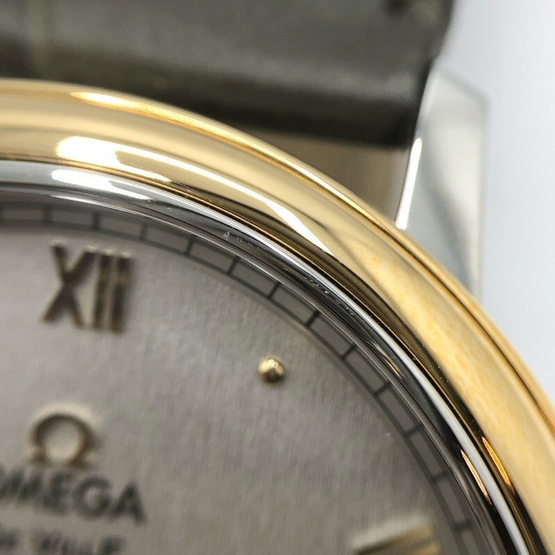 オメガ OMEGA デビル プレステージ コーアクシャル クロノメーター 424.23.40.20.02.004 K18/SS メンズ 腕時計