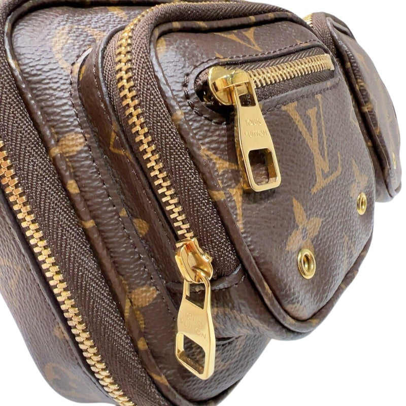 ルイ・ヴィトン LOUIS VUITTON ユーティリティ・クロスボディ M80446 ブラウン　ゴールド金具 モノグラム レディース ショルダーバッグ