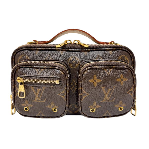 ルイ・ヴィトン LOUIS VUITTON ユーティリティ・クロスボディ M80446 ブラウン　ゴールド金具 モノグラム レディース ショルダーバッグ