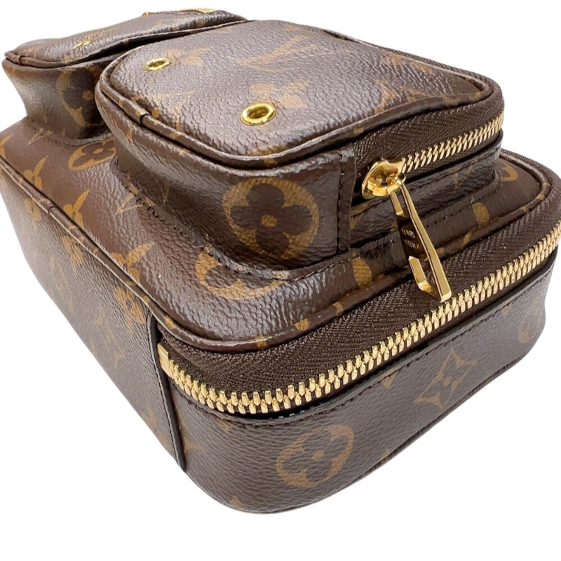 ルイ・ヴィトン LOUIS VUITTON ユーティリティ・クロスボディ M80446 ブラウン　ゴールド金具 モノグラム レディース ショルダーバッグ