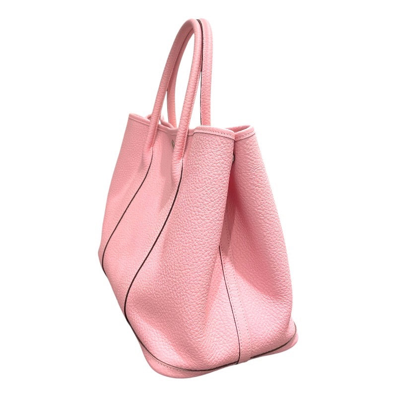 エルメス HERMES ガーデンパーティーPM T刻 ローズサクラ/シルバー金具 ネゴンダ レディース ハンドバッグ