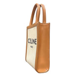 セリーヌ CELINE バーティカルカバ ミニ 193302 ナチュラル/タン キャンバス/レザー レディース ショルダーバッグ