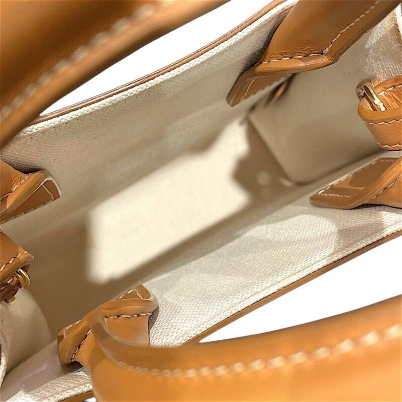 セリーヌ CELINE バーティカルカバ ミニ 193302 ナチュラル/タン