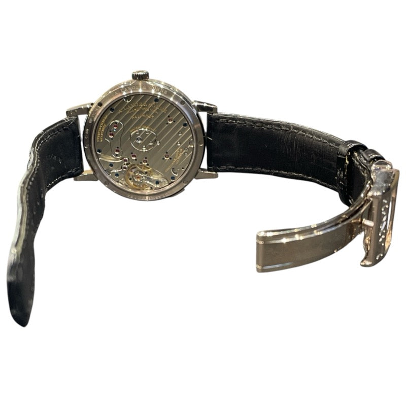 ランゲ＆ゾーネ A.LANGE&SOHNE グランドランゲ1 117.028-LS1173AD ブラック K18ホワイトゴールド 750WG 手巻き メンズ 腕時計