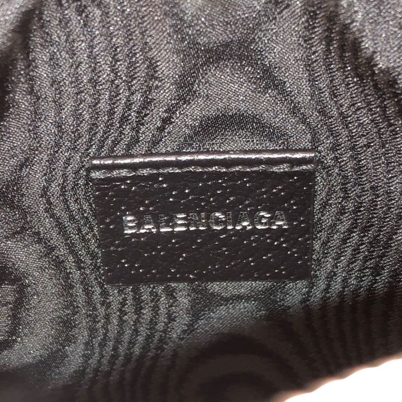 バレンシアガ BALENCIAGA ザ ハッカープロジェクトショルダーバッグ GUCCIコラボ 680129 ブラック シルバー金具 キャンバス メンズ ショルダーバッグ