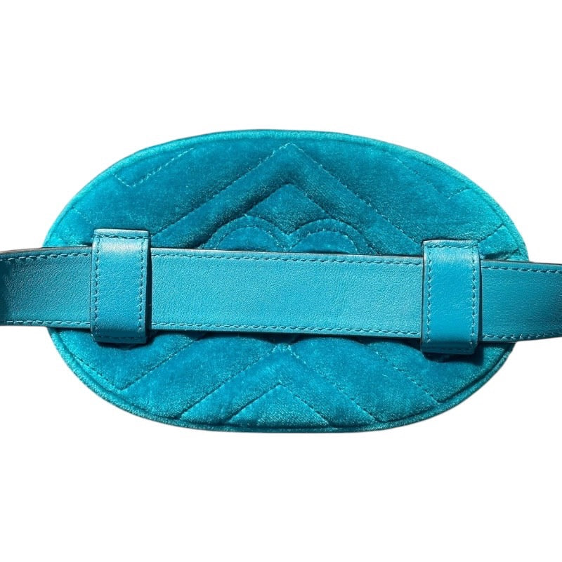 正規店買付【GUCCI】GGマーモント ウエストバッグ グッチ GUCCI GGマーモント ボディバッグ 476434 ブルー