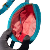 グッチ GUCCI GGマーモント ボディバッグ 476434 ブルー ベルベット レディース ウエストバッグ