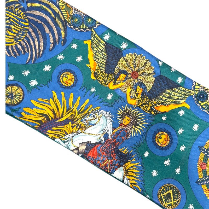 エルメス　HERMES　スカーフ　カレ90　太陽王の祝典 バイセル公式】エルメス カレ 90 LES FETES DU ROI SOLEIL 太陽