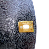 シャネル CHANEL ダイアナ22 A01164 ブラック ゴールド金具 マットキャビアスキン キャビア ショルダーバッグ