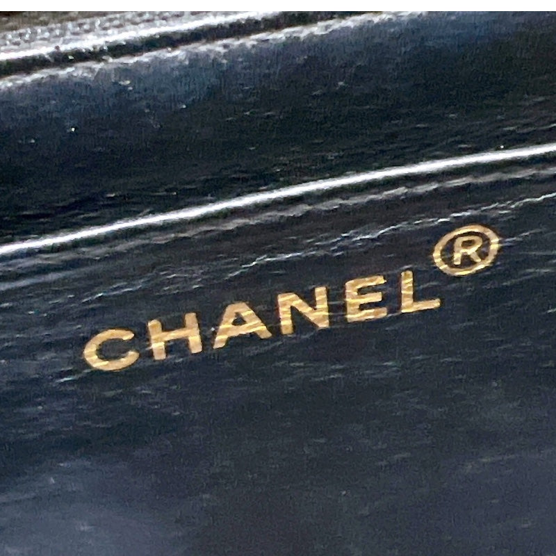 シャネル CHANEL ダイアナ22 A01164 ブラック ゴールド金具 マットキャビアスキン キャビア ショルダーバッグ