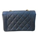 シャネル CHANEL ダイアナ22 A01164 ブラック ゴールド金具 マットキャビアスキン キャビア ショルダーバッグ