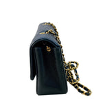 シャネル CHANEL ダイアナ22 A01164 ブラック ゴールド金具 マットキャビアスキン キャビア ショルダーバッグ