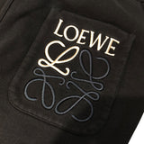 ロエベ LOEWE アナグラム刺繍スウェットパンツ H526Y27J10 ブラック コットン メンズ その他ボトムス