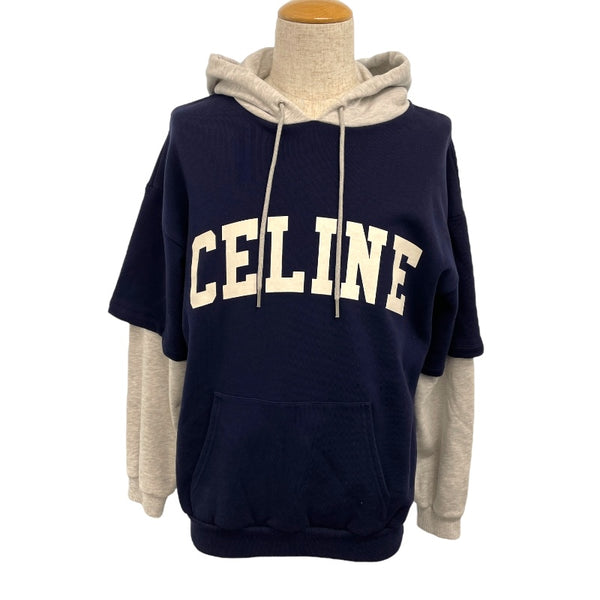 セリーヌPOPUP STORE限定 マウスロゴパーカー メンズ XL CELINE セリーヌ パーカー RY0JH670Q.38AW メンズ スウェット