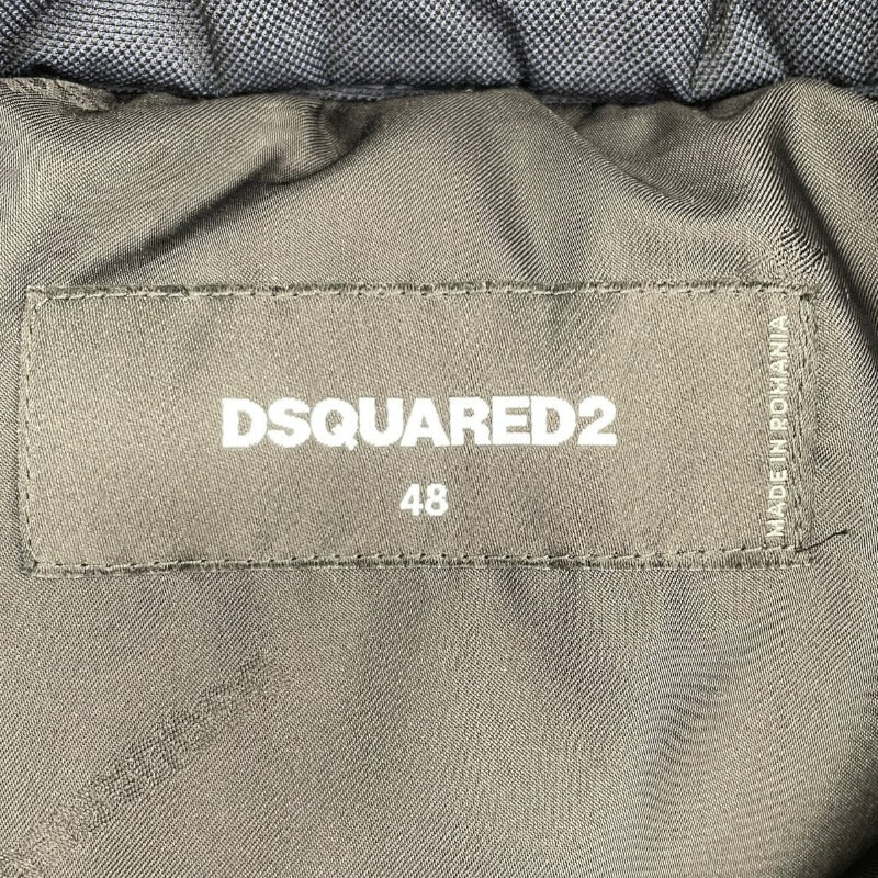 ディースクエアード DSQUARED ロゴプリント中綿ジャケット S74AM1000 ネイビー ポリエステル メンズ その他アウター