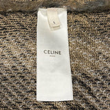 セリーヌ CELINE ブラッシュドモヘアカーディガン 2A32J204L ナッツベージュ モヘア メンズ カーディガン