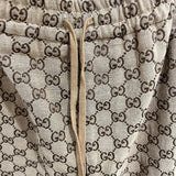 グッチ GUCCI GGキャンパス ジョギングパンツ 569769 46(約Mサイズ) ベージュ コットン100% メンズ パンツ