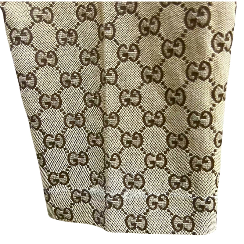 グッチ GUCCI GGキャンパス ジョギングパンツ 569769 46(約Mサイズ) ベージュ コットン100% メンズ パンツ