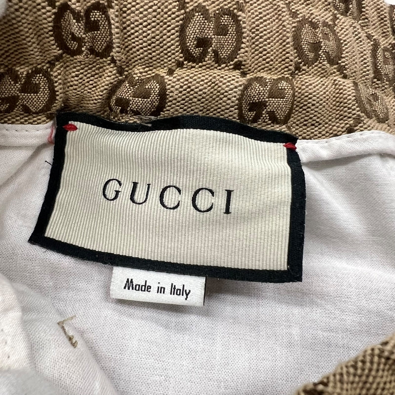 グッチ GUCCI GGキャンパス ジョギングパンツ 569769 46(約Mサイズ) ベージュ コットン100% メンズ パンツ